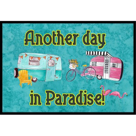 CAROLINES TREASURES Another Day In Paradise Indoor Or Outdoor Doormat- 24 x 36 in. 8758JMAT